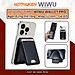 Ví da đựng Card từ tính WiWU Mag Wallet Pro ATM Visa tích hợp giá đỡ đa năng Card Holder cho iPhone 16 15 14 13 12 S22 S23 S24 Z FLlip Fold - Hàng nhập khẩu