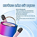 Loa Bluetooth Mini Karaoke Không Dây, Kèm 2 Mic, Âm Thanh Sống Động, Đèn LED 16 Màu - HÀNG CHÍNH HÃNG MINIIN
