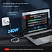 Cáp Sạc Nhanh USB Type C to Type C PD 240W - Dây Cáp Dữ Liệu FIRO USB4 CABLE - Sạc Nhanh PD 240W, Truyền Dữ Liệu 40Gbps, Video 8K60Hz - 48V@5A PD240W/8K60Hz/40Gbps - Dài 1,5 Mét - Dùng Cho iPhone 15 Series, Macbook, Laptop, Smartphone - Hàng Chính Hãng