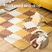 Set 9 Miếng Thảm Xốp Ghép Sàn Vân Gỗ Dày Dặn Không Mùi Size 30x30 Mới Đẹp Deli - Thảm Xốp Cho Bé Phù Hợp Phòng Khách Phòng Ngủ - VS998