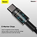 Cáp sạc nhanh Baseus Tungsten Gold Fast Charging Data Cable Type C to Type C 100W CATWJ  - Hàng chính hãng