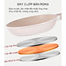 Chảo Chống Dính Bếp Từ Vân Đá Kiểu Nhật 22cm, Chảo Chống Dính Đáy Từ Ceramic Cán Gỗ, Chảo Nhật