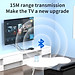 Hàng Chính Hãng - Bộ Thu Phát BT-21JA Bluetooth 5.0 Phạm Vi Kết Nối 15m Chế Độ Chuyển Đổi Linh Hoạt RX TX Âm Thanh Hi-Fi Hỗ Trợ Đàm Thoại Tương Thích Rộng Rãi Android Ios TV PC Loa Pin Li-Polymer 200mAh Nhỏ Gọn Dễ Sử Dụng - ROGTZ