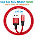 Cáp Sạc Nhanh Type C loại tốt - HOCO X26 XPRESS dài 1 mét – Dây bọc dù chống xoắn, đứt – Dành cho Samsung, OPPO, LG.. (Hàng chính hãng)