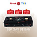 Bếp gas dương Rinnai RV-3715GL(FM) mặt bếp kính và kiềng bếp men - Hàng chính hãng.