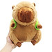 Thú Bông Capybara Đeo Balô Rùa 30 cm - ZooZoo 30210