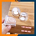 SET 2 Nút Silicone Bọc Cạnh Bàn Ghế Bịt Góc Chống Va Đập Bảo Vệ An Toàn Cho Bé Tròn & Vuông Keo Dán 3M