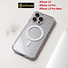 Ốp lưng sạc từ tính nam châm trong suốt cho iPhone 13 / 13 Pro / 13 Pro Max hiệu HOTCASE Magnetic - trang bị đệm khi 4 góc, Viền TPU chống sốc, lưng PC chống ố vàng - Hàng nhập khẩu
