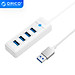 Bộ Chia USB-A sang 4 cổng USB 3.0 PW4U-U3-015 Orico - Hàng Chính Hãng