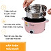 Nồi lẩu điện đa năng mini HR-MF2506 (2.5L) -hàng chính hãng thương hiệu Hare - bảo hành 12 tháng