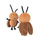 Thú nhồi bông con gián vô tri ngộ nghĩnh - Size 20cm - Quà tặng gấu bông tiểu cường thiếu ngủ dễ thương - Gối ôm êm mịn cho bé.