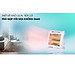 Đèn Sưởi Điện 2 Bóng Halogen 800W Xoay 90 Độ - Hàng Chính Hãng
