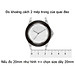 Dây Da Đồng Hồ Size 18mm 20mm 22mm Da Bò thật