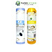 Bộ 2 lõi lọc nước 12 dùng cho các dòng máy NANO và UF, Lõi PP.2IN1.GAC, Cation - Hàng Chính Hãng