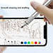 Bút cảm ứng 2 đầu 2 in 1 Baseus cho điện thoại mày tính bảng iPhone iPad Samsung window PC - Hàng chính hãng