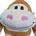 Gấu bông khỉ kingkong mũi tim siêu dễ thương mềm mịn (30cm) hàng xịn loại 1, chất lượng cao an toàn cho trẻ nhỏ