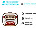 Tai nghe Bluetooth nhét tai không dây TWS Rockspace Retro Mix Tape nghe nhạc lên đến 20h Hàng chính hãng có bảo hành