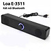 Loa Buletooth Bass siêu mạnh kết nối PC Laptop điện thoại tivi, loa vi tính để bàn E-3511 công suất 6W Usb/ jack 3.5mm – Hàng chính hãng