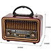 ĐÀI FM NNS NS-8070BT Cổ Điển Retro Đài Phát Thanh Fm Am Sw 3 Băng Tần  Radio Với Usb Sd Tf Máy Nghe Nhạc Mp3 Bằng Gỗ-Hàng Chính Hãng