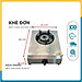 Bếp gas Đơn khè Windo Áp Cao (bán công nghiệp lữa mạnh)- Hàng Chính Hãng