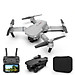 Máy bay Flycam mini 4k giá rẻ Drone E88 Pro 2 camera kép kết nối WIFI 2.4GHZ, ĐỘ PHÂN GIẢI 4K, Bay cao 100m, nhào lộn 360 độ thích làm đồ chơi cho bé Tặng túi đựng chống sốc - Hàng chính hãng