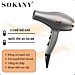 Máy sấy tóc chuyên dụng SOKANY SK-14015 công suất lớn 2400W, máy sấy chuẩn salon 2 chiều nóng lạnh giúp giảm gãy rụng tóc - HÀNG CHÍNH HÃNG