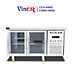 Tủ bàn mát cánh kính 1m5 lạnh trực tiếp Viner