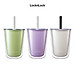 Ly nhựa 2 lớp Bubble Tea Cold Cup LocknLock HAP529 - Kèm ống hút - Dung tích 720ml