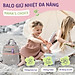 Balo Bỉm Sữa Cao Cấp Mama's Choice 4in1 | Balo Cho Mẹ Bỉm Sữa và Bé Yêu | Lớp Giữ Nhiệt Dày Dặn và Chống Thấm | Nhiều Ngăn Siêu Tiện Dụng