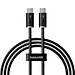 Cáp sạc nhanh Baseus Dynamic 3 Series Fast Charging Data Cable Type-C to Type-C 100W- Hàng Chính Hãng