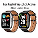 Dây đeo da cho đồng hồ thông minh Xiaomi Redmi Watch 3 Active, Lite / Redmi Watch 5 Lite, Active - Dây đeo smartwatch - Hàng chính hãng