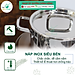 Bộ nồi xửng hấp inox 304 cao cấp Fivestar Plus 3 lớp đúc liền 4 chiếc nắp inox