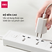 Ổ Cắm Điện Đa Năng 2500W Có Công Tắc Nguồn 3/4/6 Ổ , 3M/5M Dây Chống Giật Chống Cháy Chất Lượng Cao Deli - Phiên Bản Mới Nâng Cấp 2023 - Hàng Chính Hãng - ET401 - 406