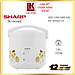 Nồi cơm nắp gài Sharp 1.8 lít KS-183TJV - Công nghệ nấu 3D, Công suất 700W - Hàng chính hãng - Bảo hành 12 tháng