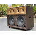 Loa tủ điện MTMax BK44 - loa kéo di động ngoài trời bass 4 tấc đôi ngang, 4 treble - Loa khủng long công suất cực lớn đến 6500W - Kèm 2 micro UHF - Kết nối Bluetooth, AV, USB, TF card, TWS - Thùng gỗ cao cấp cho âm thanh mạnh mẽ, chân thực -Hàng nhập khẩu