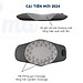Đệm kê lưng chống thoát vị đĩa đệm EMA tích hợp massage rung & chườm nóng, gối kê lưng giảm đau lưng, tăng tuần hoàn máu
