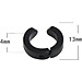 Bông Tai Nam Khoen Tròn Loại Kẹp Ko Cần Bấm Lỗ Tai Chất Liệu Thép Titan Ko Rỉ Ko Dị Ứng TT 0851 - 1 Cặp