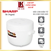 Nồi cơm điện tử Sharp 1.1 lít KS-COM110DV-WH, Công suất 790W - Hàng chính hãng