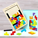 Đồ chơi bảng ghép Tetris Montessori - xếp gạch thông minh cho bé