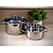 Bộ Nồi Đáy Từ WMF Saphir 4 Món Cookware Set Đáy 3 Lớp Nguyên Khối- 0725116380