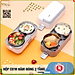 Hộp cơm hâm nóng cắm điện HT SYS - BUCOOK DFH C02 - 2 Lít 2 Tầng 4 Ngăn Có Thể Nấu Và Hâm Nóng Thức Ăn, Ruột Bằng Inox 304