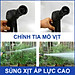 Súng xịt áp lực cao mỏ vịt ren ngoài 22mm dài 27cm Smartpumps