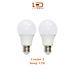 COMBO 2 Bóng đèn LED bulb tròn LEDGOES 12W