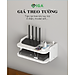 Kệ Wifi Treo Tường 2 Tầng Không Cần Khoan Để Đầu Thu Kỹ Thuật Số, Remote, Điện Thoại - IG407