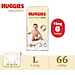 Tã quần Huggies Skin Perfect L Super Jumbo 60+6 miếng với 2 vùng thấm giảm kích ứng da