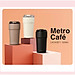 Bình giữ nhiệt Metro Cafe Tumbler LocknLock LHC4357 - Dung tích 500ml - Phủ sứ