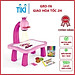 Bàn vẽ thông minh cho bé có đèn chiếu sáng , bảng vẽ tự xóa nhiều hình kèm màu và giấy vẽ