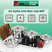 Bộ Nồi và chảo 3 Đáy Inox 430 Fivestar Standard bếp từ nắp kính