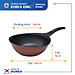 Combo 2 chảo sâu, cạn Colormic Korea King (1 chảo cạn 30cm và 1 chảo sâu 24cm)-Hàng chính hãng
