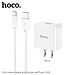 Bộ sạc điện thoại cho Iphone và Android hoco. C106 cổng USB sạc nhanh 2.1A dây dài 1M, dòng điện ổn định an toàn bảo vệ máy - Hàng Chính Hãng